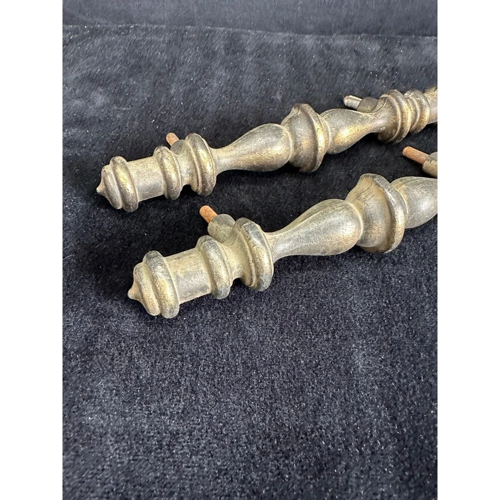 Vintage Brass Handles Pulls Salvage Hardware Heavy Brass 7 